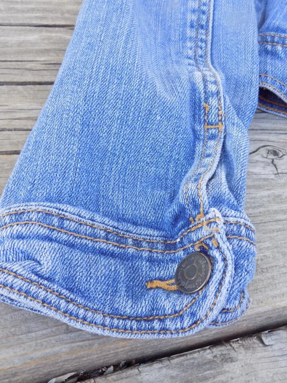 Old Navy Jacket Denim, Button Up Pockets,  Girls *
